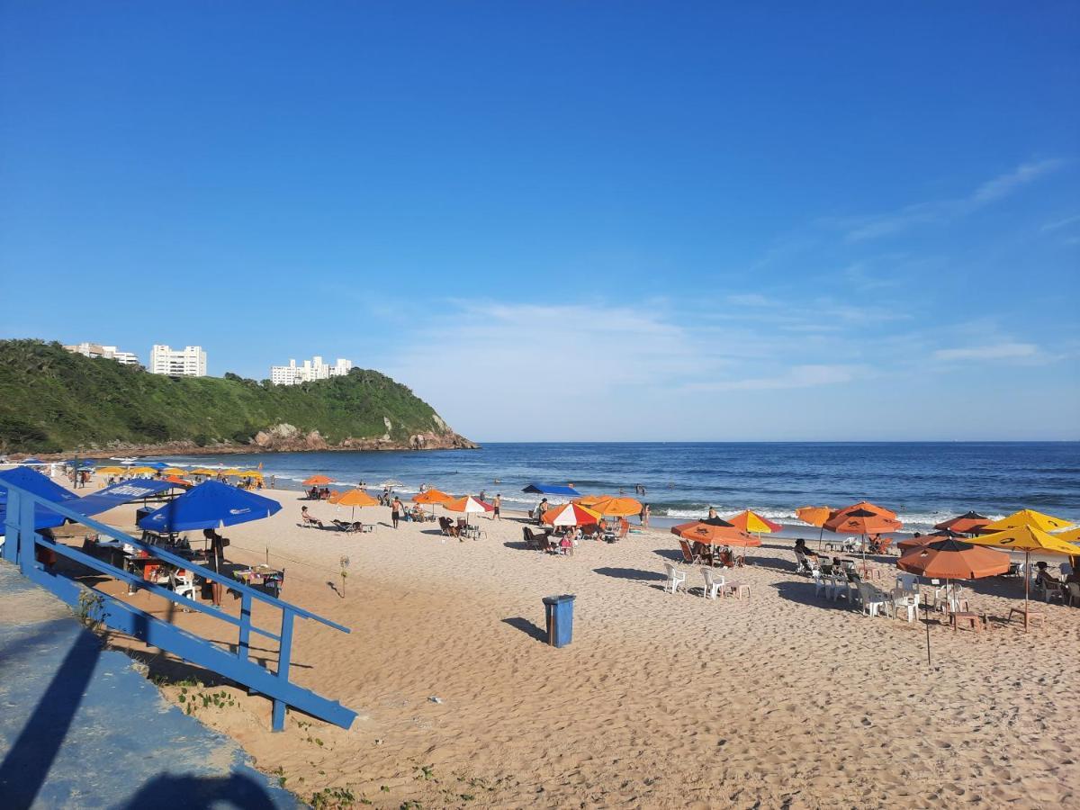 Apto Na Praia do Tombo a 100m (3min) da Areia Guarujá Exterior foto